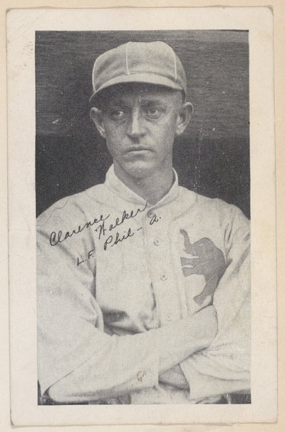 Clarence Walker, L.F. Phil - A., da Baseball strip cards W575-2, ca. 1921-22 da Unbekannt