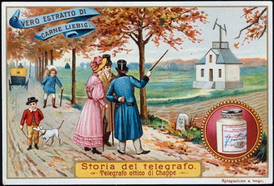 Claude Chappe 1763-1805, ingegnere e inventore francese, c1900 da Unbekannt