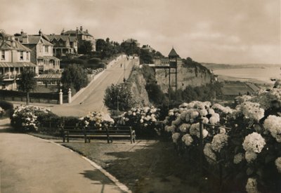 Strada della scogliera, Shanklin, c1920 da Unbekannt