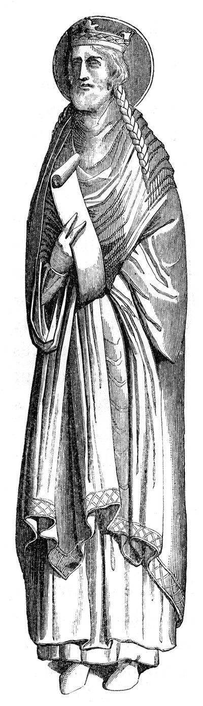 Clotario I 497-560, Re dei Franchi, 1849 da Unbekannt