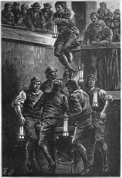 Incidente minerario, Seaham Colliery, County Durham, 1880 c1895 da Unbekannt