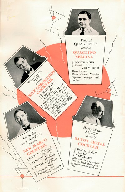 Ricette di cocktail, c1935 da Unbekannt