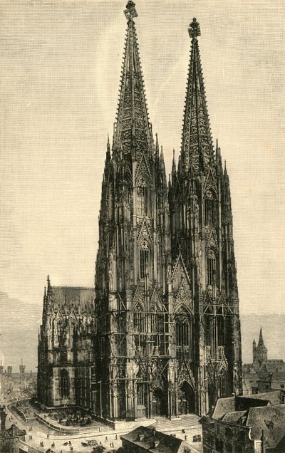 Cattedrale di Colonia, 1890 da Unbekannt
