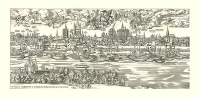 Colonia sul Reno nel 1530 da Unbekannt