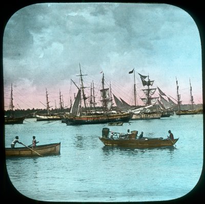 Porto di Colombo, Ceylon, fine XIX o inizio XX secolo da Unbekannt