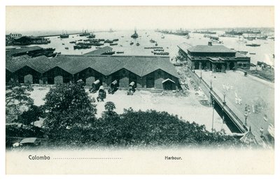Porto di Colombo, Ceylon, inizio XX secolo da Unbekannt