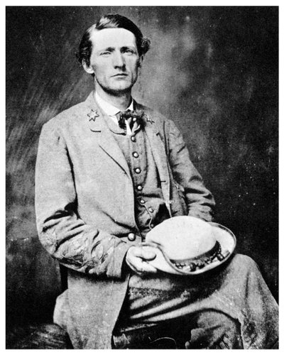 Colonnello John Singleton Mosby, soldato confederato americano, 1860 da Unbekannt