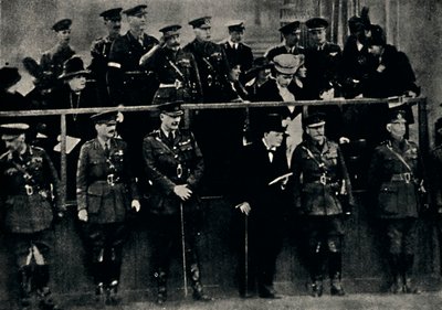 Truppe coloniali marciano attraverso Londra, 1919 da Unbekannt
