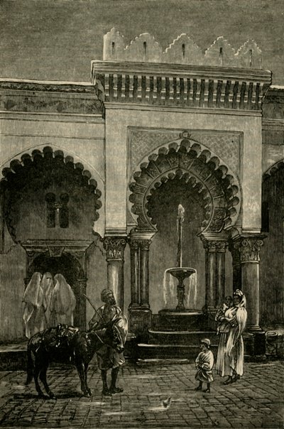 Colonnato della Moschea di Djamaa-El-Kebir, Algeri, 1890 da Unbekannt