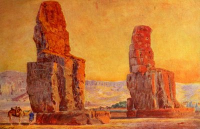 Colossi di Tebe, c. 1918-c. 1939 da Unbekannt