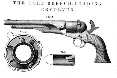 Rivoltella Colt Frontier, inventata da Samuel Colt 1814-62, c. 1850 da Unbekannt