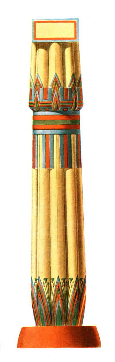Colonna di Luxor, Egitto, 1928 da Unbekannt