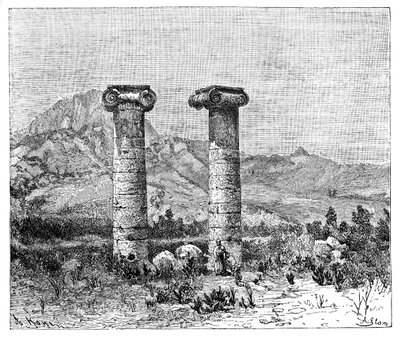 Colonne del Tempio di Cibele, Sardi, Turchia da Unbekannt
