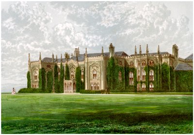 Abbazia di Combermere, Shropshire, casa del Visconte Combermere, c. 1880 da Unbekannt