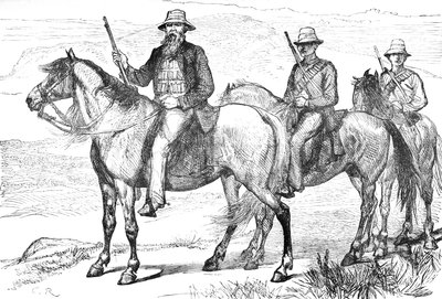 Comandante Piet Uys, dei Volontari a Cavallo del Transvaal da Unbekannt