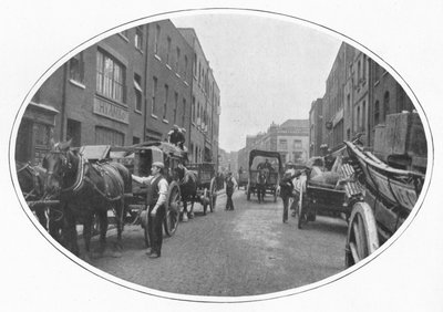 Inizio dei lavori, Osborn Street, Whitechapel, Londra, c1903 da Unbekannt