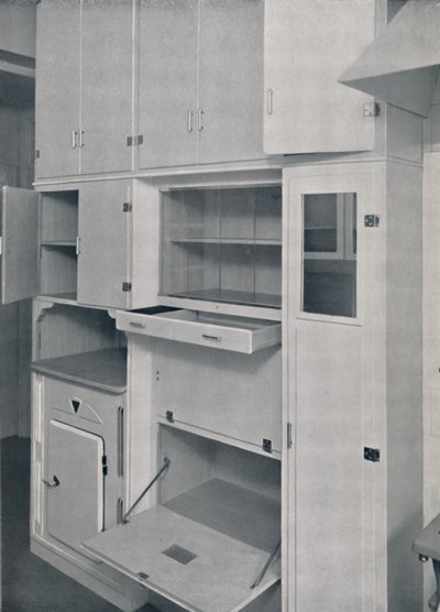 Unità di armadi domestici Compactom, 1936 da Unbekannt