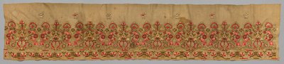 Bordo completo della gonna, 1700s da Unbekannt