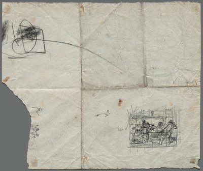 Schizzi compositivi dopo Raffaello e altri artisti verso, c. 1800 da Unbekannt