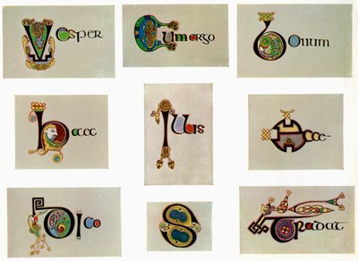 Lettere composte, 800 d.C. da Unbekannt