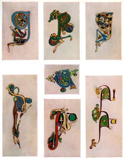 Lettere composte, 800 d.C., XX secolo da Unbekannt
