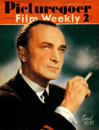 Conrad Veidt 1893-1943, attore tedesco, 1940 da Unbekannt