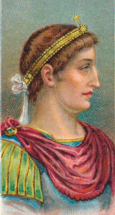 Costantino il Grande c273-337, Imperatore Romano, 1924 da Unbekannt