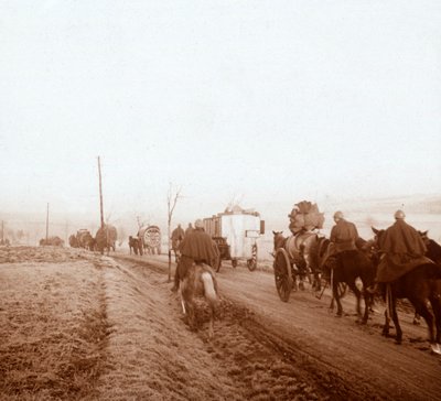 Convoglio, Genicourt, Francia settentrionale, 1916 da Unbekannt