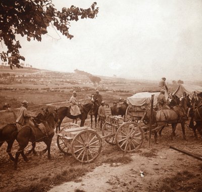 Convoglio, Genicourt, nord della Francia, 1916 da Unbekannt