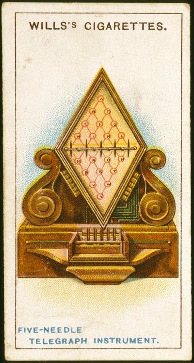 Telegrafo a 5 aghi di Cook e Wheatstone, 1837 1915 da Unbekannt