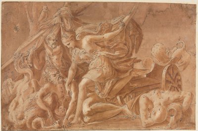 Copia dopo il risveglio di Giunone di Primaticcio, dopo il 1535 da Unbekannt