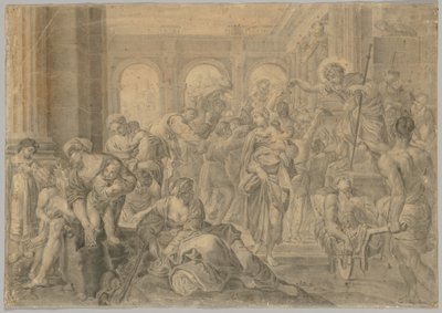Copia di San Rocco che dà l