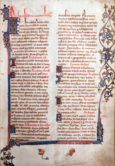 Copia della descrizione di Londra di William Fitzstephen da Unbekannt