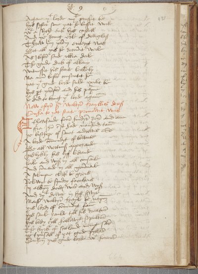 Copia della Cronaca di Andrew of Wyntoun, Fol 431 recto, c.1550 da Unbekannt