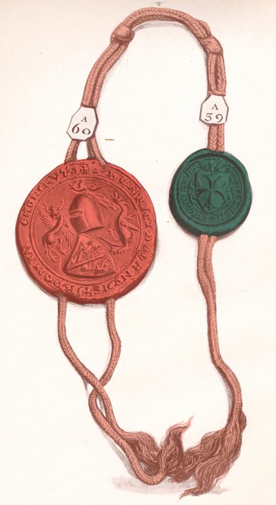 Cord V. Henry, Conte di Lancaster e Leicester & William le Latimer, Signore di Corby, 1904 da Unbekannt