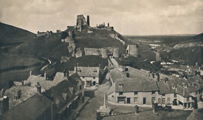 Castello di Corfe, Dorset, c1910 da Unbekannt