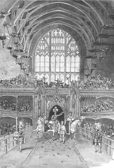 Incoronazione di Giorgio IV nella Westminster Hall, 1897 da Unbekannt