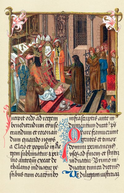Incoronazione del Re Alessandro I di Polonia da parte dell