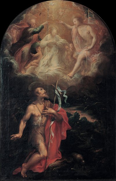Incoronazione della Vergine con San Giovanni Battista da Unbekannt