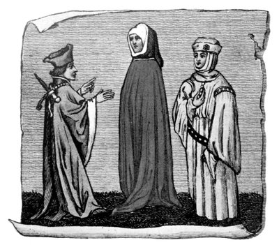 Costume, XIV secolo, 1910 da Unbekannt