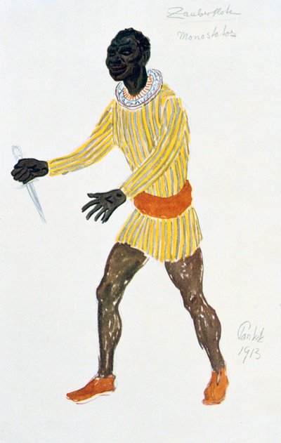 Costume per Monostatos, 1913 da Unbekannt
