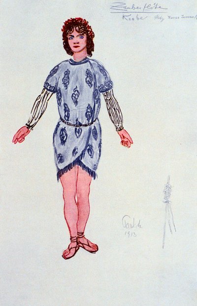 Costume per uno dei Tre Giovani o Genii da Unbekannt