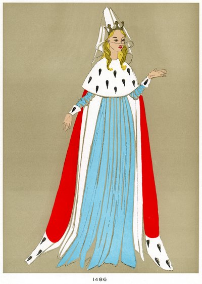 Costume del 1486, inizio a metà del XX secolo da Unbekannt