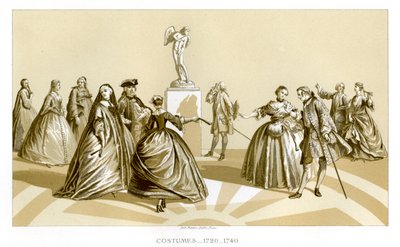 Costumi, 1720-1740 da Unbekannt
