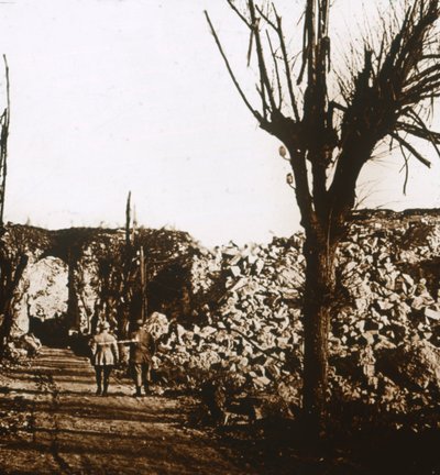 Coucy-le-Château, Francia, c1914-c1918 da Unbekannt