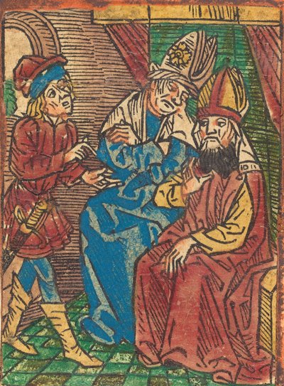 Consiglio dei sommi sacerdoti, c. 1490 da Unbekannt