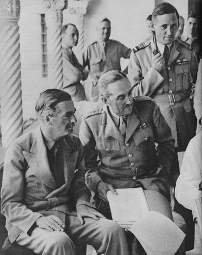 Consiglio di guerra ad Algeri: Mr Churchill con i suoi capitani da Unbekannt