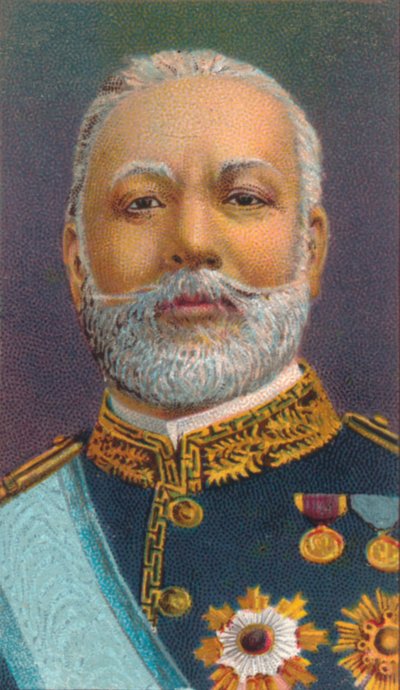 Conte Hayashi Tadasu, 1850-1913, diplomatico di carriera e ministro del gabinetto nel periodo Meiji in Giappone, 1906 da Unbekannt
