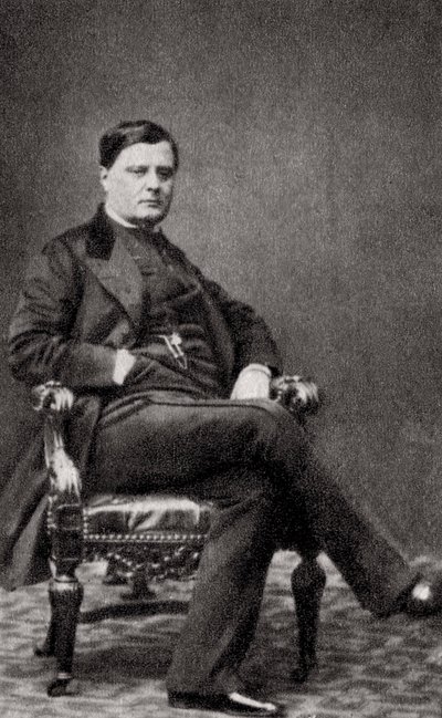 Conte Walewski, statista francese, 1854 da Unbekannt