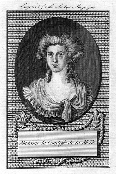 Contessa de la Motte, fine XVIII secolo da Unbekannt